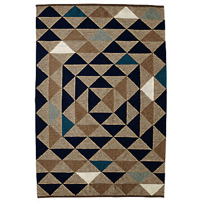 west elm Framed Triangles Wool Kilim Rug